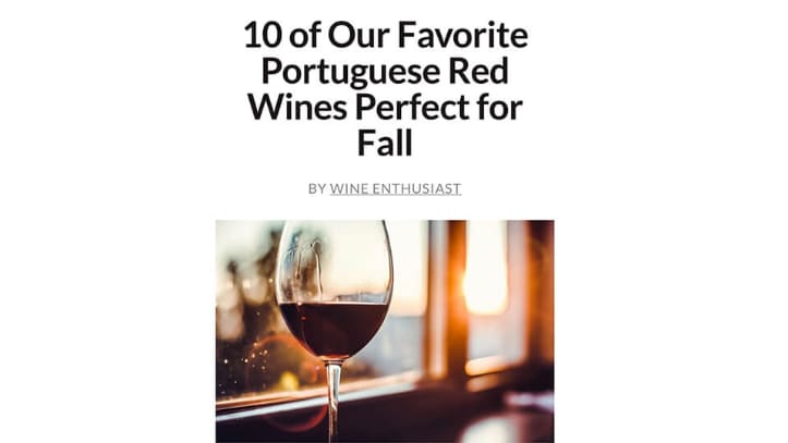 10 of Our Favorite Portuguese Red Wines Perfect for Fall